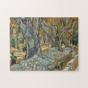 Van Gogh grote bomen schilderen Legpuzzel