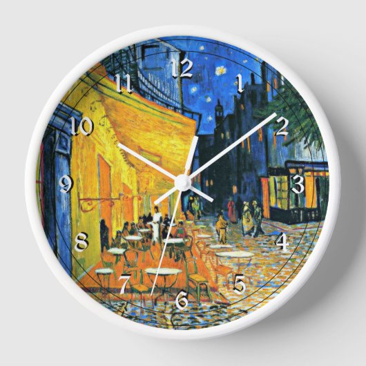 Van Gogh: Grote klok in Cafe Terrace (Voorkant)