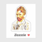 Van Gogh Hair Do Sticker (Vel)
