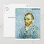 Van Gogh "hard werken" Wisdom Citaat Gifts & Kaart (Voorkant / Achterkant)