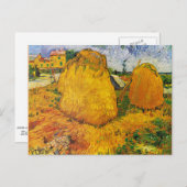 Van Gogh - Haystacks in Provence Briefkaart (Voorkant / Achterkant)