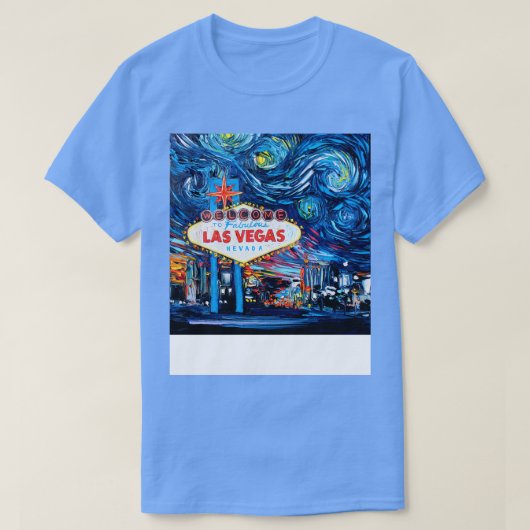 Van Gogh heeft Las Vegas nooit gezien T-shirt (Design voorkant)