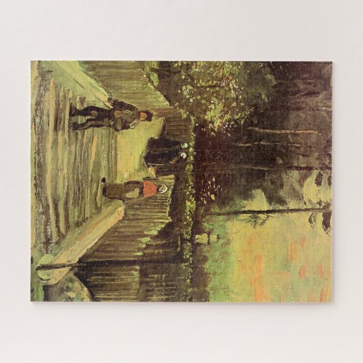 Van Gogh - Hellend pad in Montmarte Legpuzzel (Horizontaal)