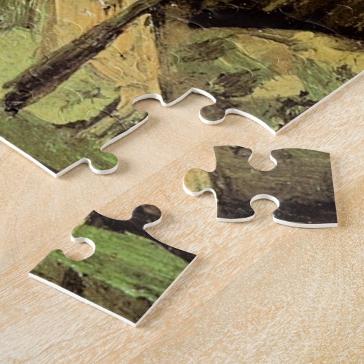 Van Gogh - Hellend pad in Montmarte Legpuzzel (Zijkant)