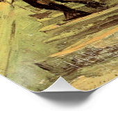 Van Gogh - Hellend pad in Montmarte Perfect Poster (Hoek)