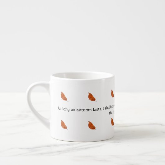 Van Gogh Herfst Citaat Decoratie Voor Thuis Espresso Kop (Links)