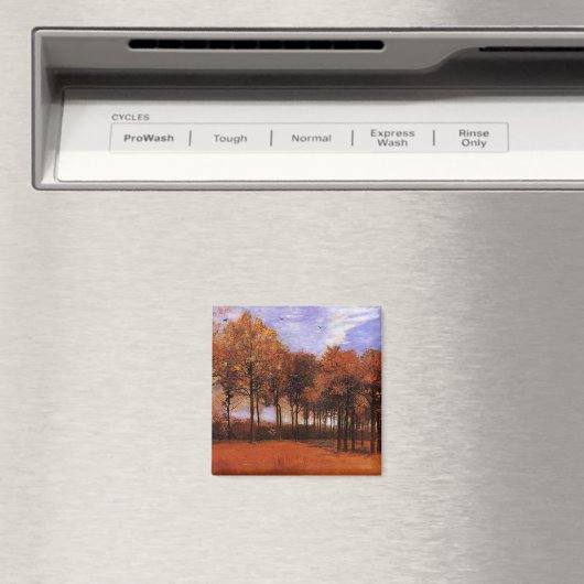 Van Gogh - Herfstlandschap, beeldende kunst, Magneet (Insitu (Vaatwasser))