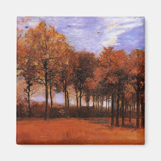 Van Gogh - Herfstlandschap, beeldende kunst, Magneet (Voorkant)