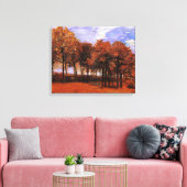 Van Gogh - Herfstlandschap, Canvas Afdruk (Insitu (Woonkamer))