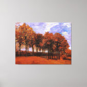 Van Gogh - Herfstlandschap, Canvas Afdruk (Voorkant)