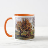 Van Gogh - Herfstlandschap met vier bomen Mok (Links)