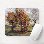 Van Gogh - Herfstlandschap met vier bomen Muismat (Met muis)