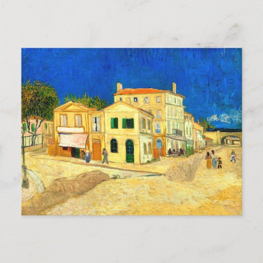Van Gogh, Het Gele Huis,  Briefkaart (Voorkant)