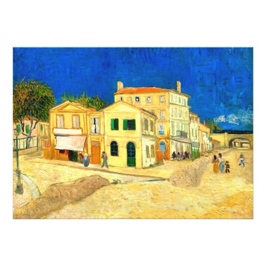 Van Gogh, Het Gele Huis, Foto Afdruk (Voorkant)