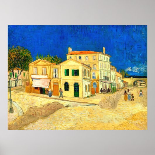 Van Gogh, Het Gele Huis, Poster (Voorkant)