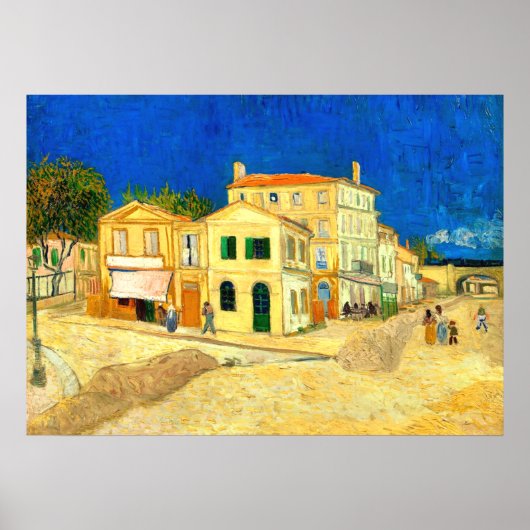 Van Gogh, Het Gele Huis, Poster (Voorkant)
