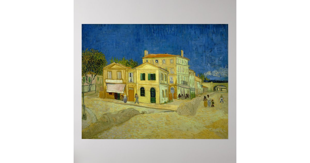 Van Gogh - het Gele Huis Poster | Zazzle.nl