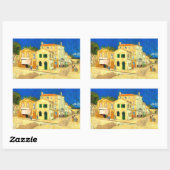 Van Gogh, Het Gele Huis, Rechthoekige Sticker (Vel)