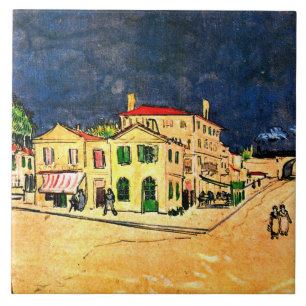 Van Gogh - het Gele Huis Tegeltje