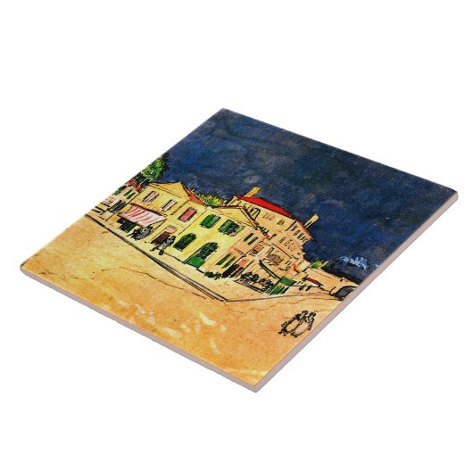 Van Gogh - het Gele Huis Tegeltje (Zijkant)
