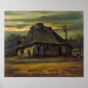 Van Gogh - Het huisje Poster