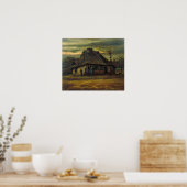 Van Gogh - Het huisje Poster (Keuken)