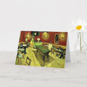 Van Gogh - Het Nachtcafé, beroemd schilderij, Kaart