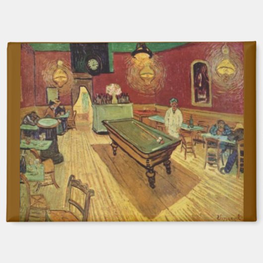 Van Gogh, Het Nachtcafé,  Magneet (Voorkant)