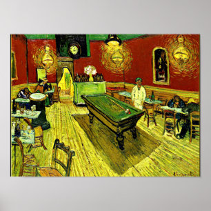 Van Gogh - Het Nachtcafé Poster
