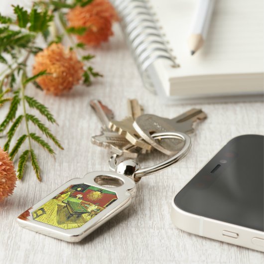 Van Gogh - Het Nachtcafé, Sleutelhanger (Zijkant)