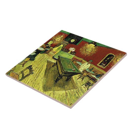 Van Gogh - Het Nachtcafé Tegeltje (Zijkant)