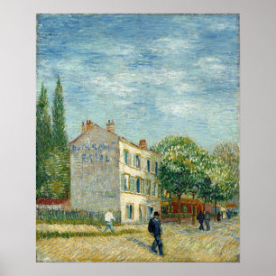 Van Gogh - het restaurant Rispal in Asnieres Poster