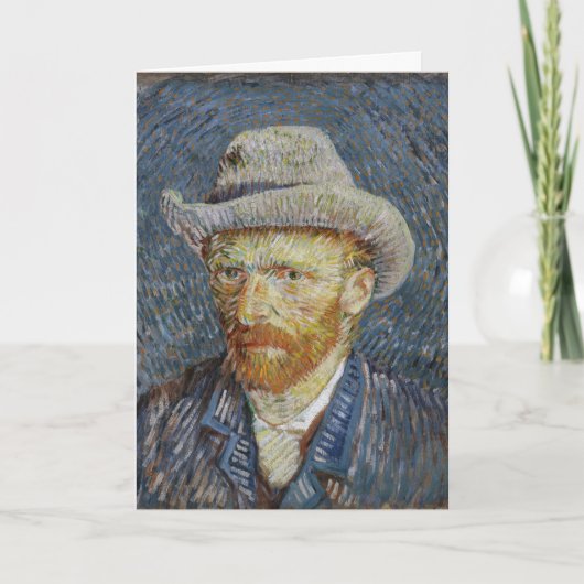 Van Gogh het Schilderen van het Self Pet van het Kaart (Voorkant)