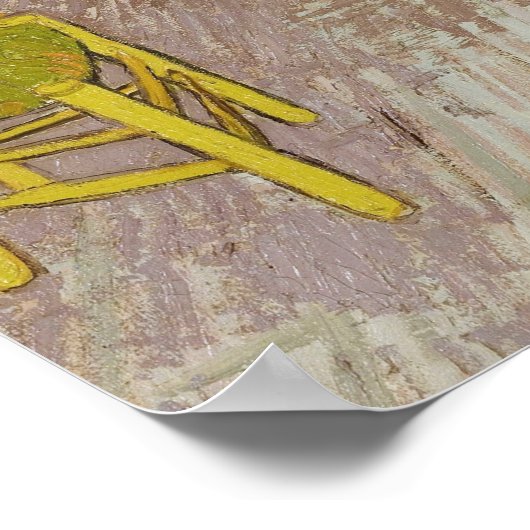 Van Gogh - Het slaapkamer van de kunstenaar in Arl Poster (Hoek)