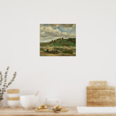 Van Gogh - Heuvel van Montmartre met steengroeve Poster (Keuken)