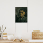 Van Gogh - hoofd van een Man Poster (Keuken)