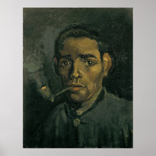 Van Gogh - hoofd van een Man Poster