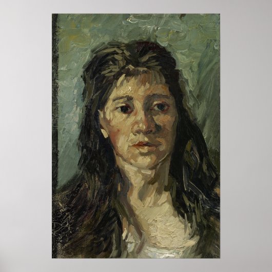 Van Gogh - Hoofd van een prostituee Poster (Voorkant)