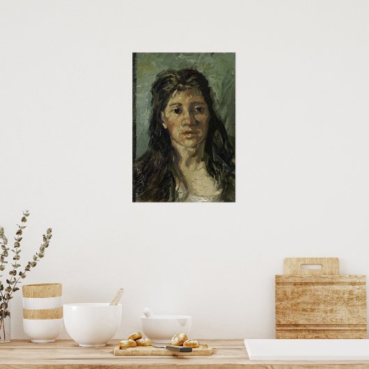 Van Gogh - hoofd van een prostitute Poster (Keuken)