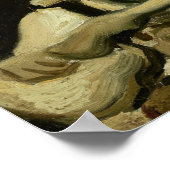 Van Gogh - hoofd van een skelet met een verbluffen Poster (Hoek)