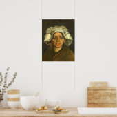 Van Gogh - hoofd van een vrouw Poster (Keuken)