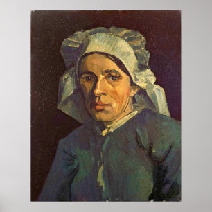 Van Gogh - Hoofd van een vrouw Poster