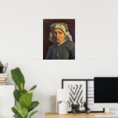 Van Gogh - Hoofd van een vrouw Poster (Thuiskantoor)
