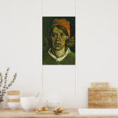 Van Gogh - hoofd van een vrouw Poster (Keuken)
