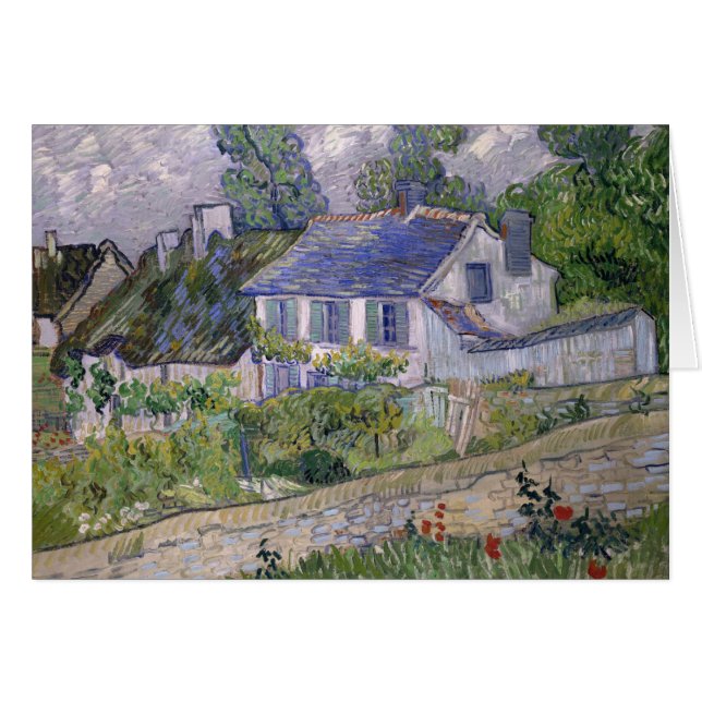 Van Gogh Houses in Auvers (F759) Fine Art (Voorkant Horizontaal)