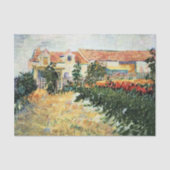 Van Gogh - Huis met zonnebloemen Tissuepapier (Voorkant)