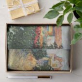 Van Gogh - Huis met zonnebloemen Tissuepapier (Geschenk)