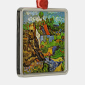 Van Gogh - Huizen in Auvers, beroemd schilderij, Metalen Ornament (Rechts)