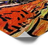 Van Gogh - Huizen met Rieten Daken Poster (Hoek)