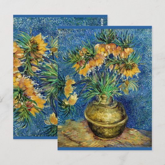 Van Gogh - Imperial Fritillaries, Briefkaart (Voorkant / Achterkant)